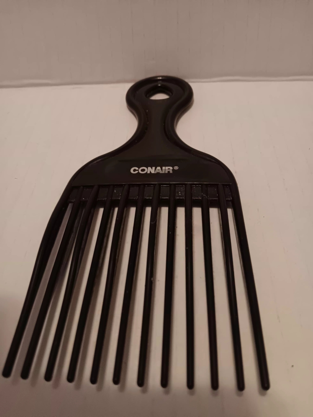 Conair Vintage Pick Black Plastic Large - Picture 3 of 3